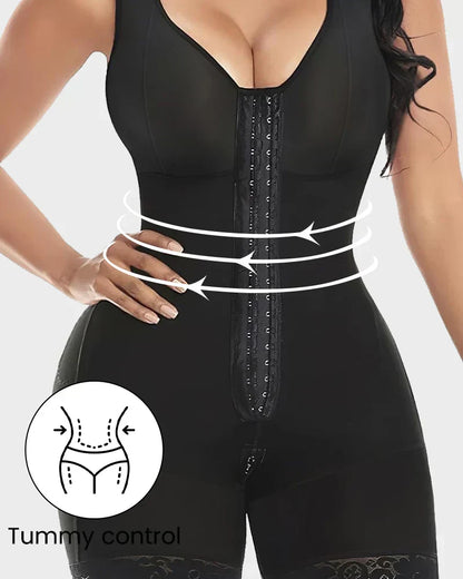 ⏰🔥LIMITED TIME 50% OFF! 👗 High-Compression Body Shaper – Double-Layer Tummy Control & Butt-Lift, Soft Mesh, Wide Straps & 3-Row Hooks for Smooth, Confident Daily Shape ✨💖