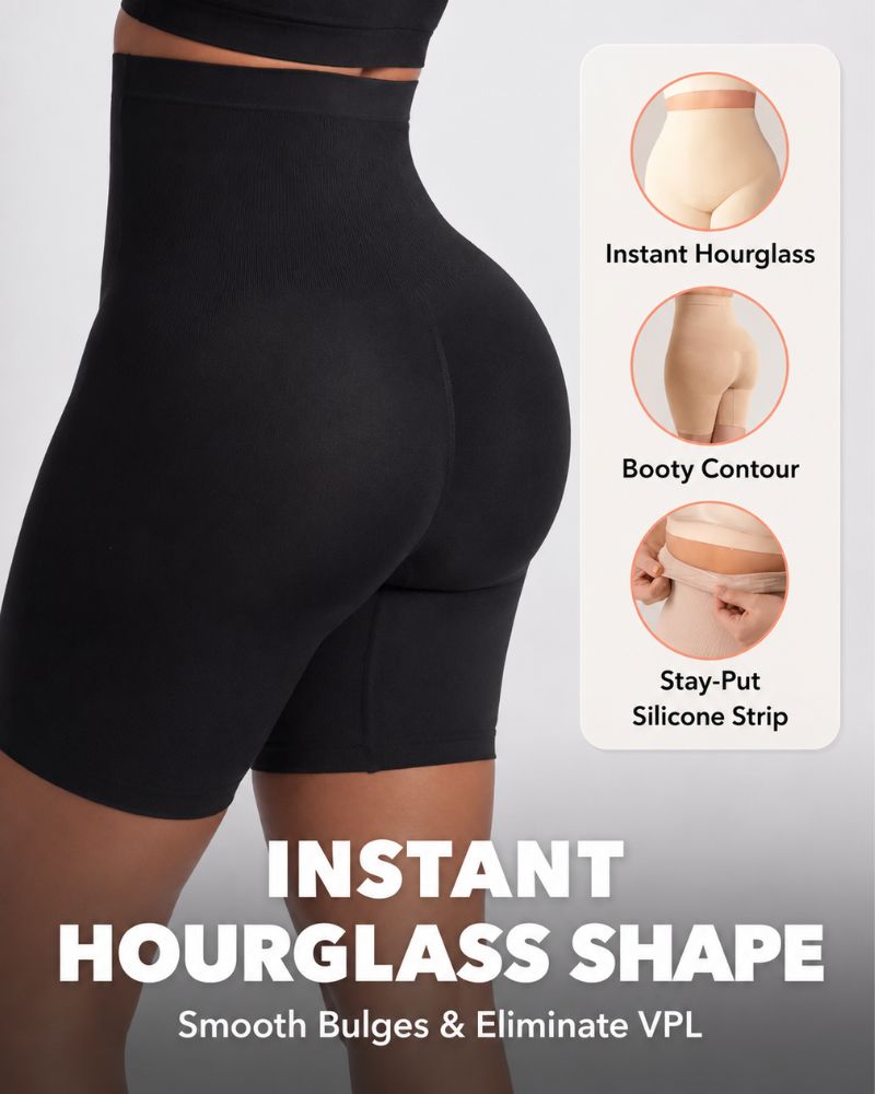 High-Waisted Seamless Tummy Control Shorts