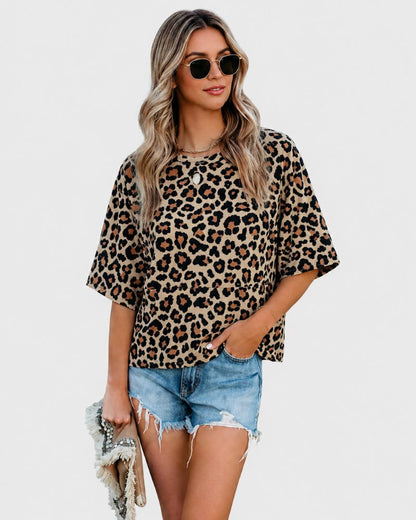 Relaxed Flared Sleeve T-Shirt