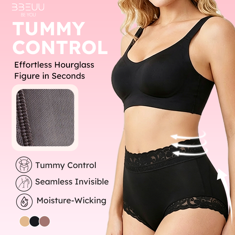 🔥🔥 High-Waisted Shapewear Panties — High-Stretch & Breathable, Seamless Tummy Control & Butt-Lifting