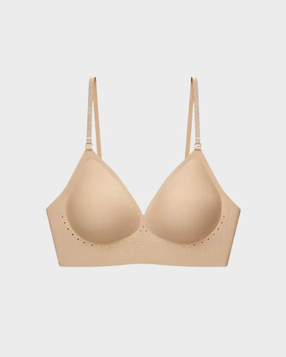 Low-Back Seamless Convertible Demi Bra