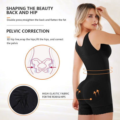 ⏰🔥LIMITED TIME 50% OFF! 👗 High-Compression Body Shaper – Double-Layer Tummy Control & Butt-Lift, Soft Mesh, Wide Straps & 3-Row Hooks for Smooth, Confident Daily Shape ✨💖