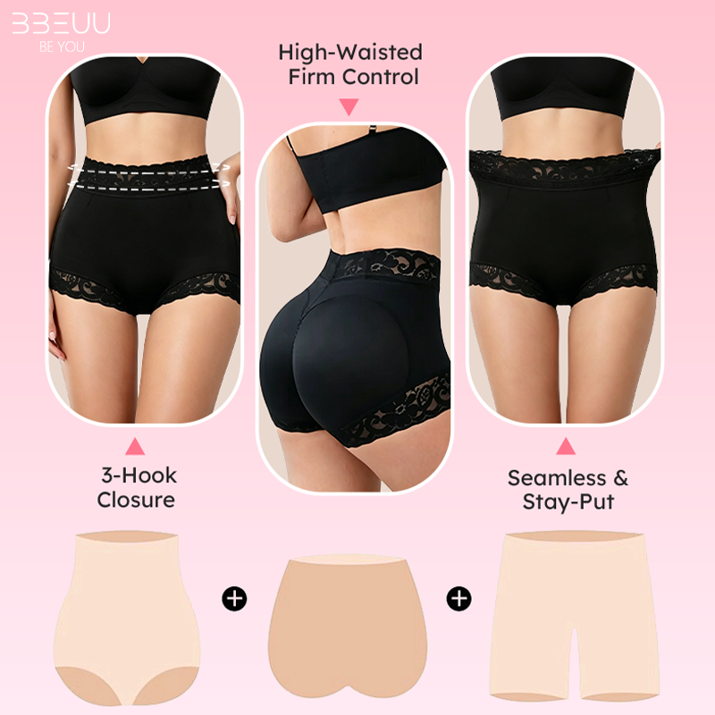 🔥🔥 High-Waisted Shapewear Panties — High-Stretch & Breathable, Seamless Tummy Control & Butt-Lifting