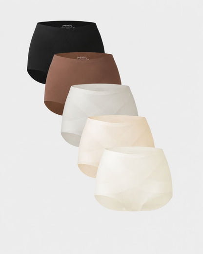 5-Pack Seamless No-Show High-Waisted Panties