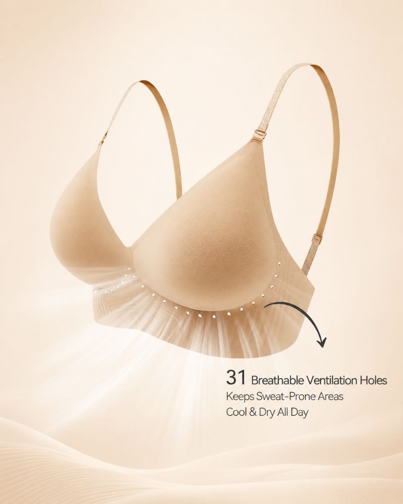 Low-Back Seamless Convertible Demi Bra