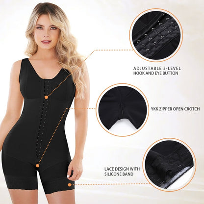 ⏰🔥LIMITED TIME 50% OFF! 👗 High-Compression Body Shaper – Double-Layer Tummy Control & Butt-Lift, Soft Mesh, Wide Straps & 3-Row Hooks for Smooth, Confident Daily Shape ✨💖