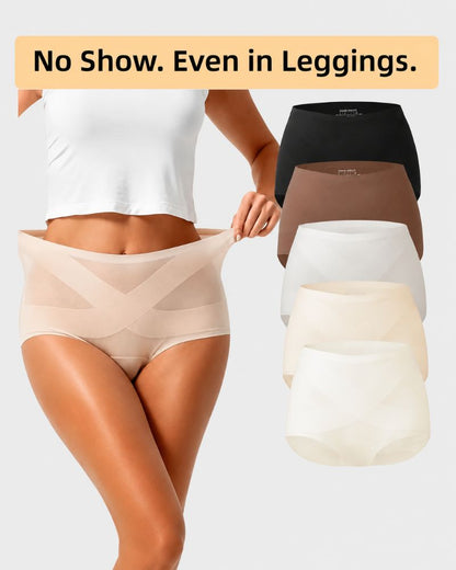 5-Pack Seamless No-Show High-Waisted Panties