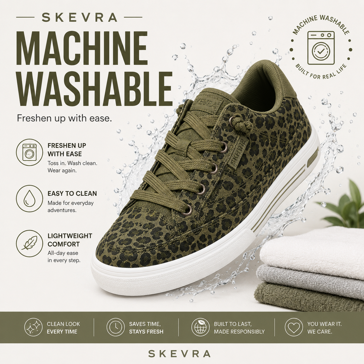 Women's Everyday Comfort Canvas Slip-On Sneakers