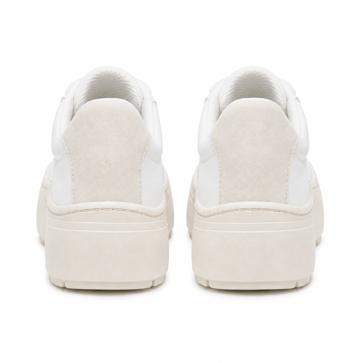 Women's Everyday Platform Sneakers – Lightweight Lace-Up Comfort Shoes