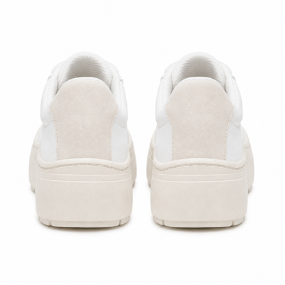 Women's Everyday Platform Sneakers – Lightweight Lace-Up Comfort Shoes