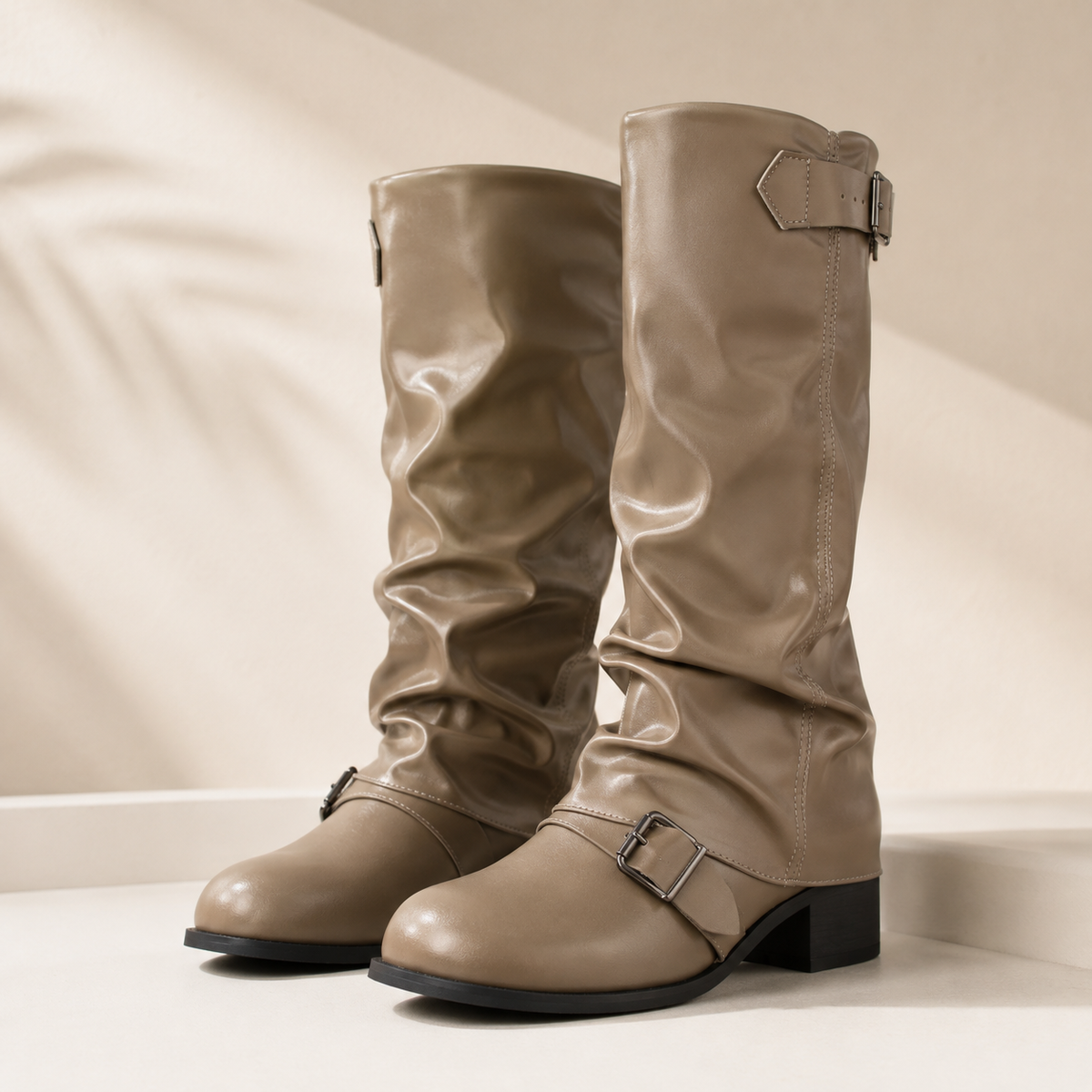 Western motorcycle boots