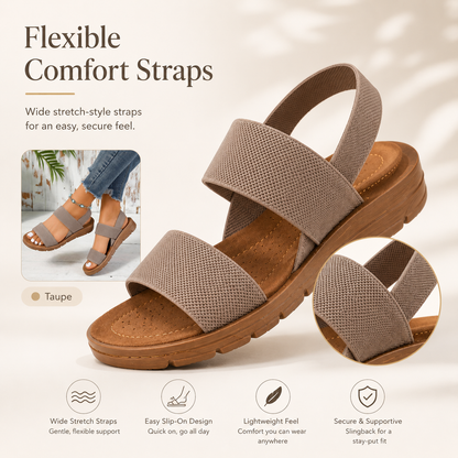 Women's Summer 2026 Fashionable Slip on Flat Sandals As Back To School Gift, Girl Casual Comfortable Sandals for Beach Party, Simple Comfortable Walking Shoes for Indoor and Outdoor