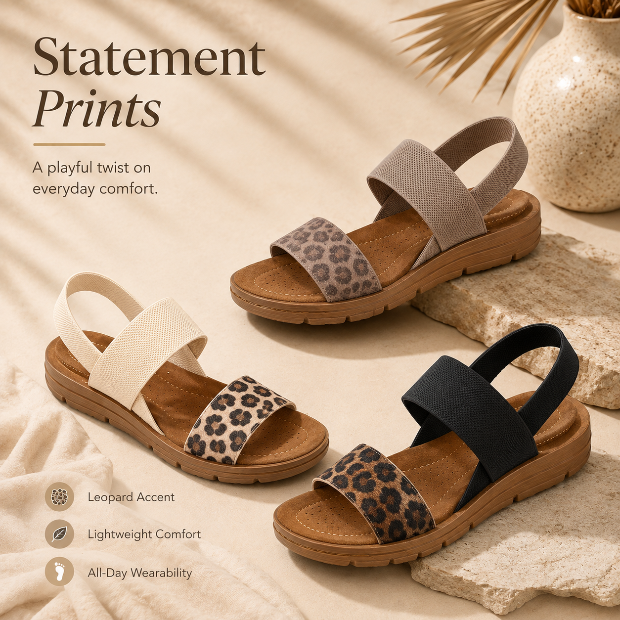 Women's Summer 2026 Fashionable Slip on Flat Sandals As Back To School Gift, Girl Casual Comfortable Sandals for Beach Party, Simple Comfortable Walking Shoes for Indoor and Outdoor