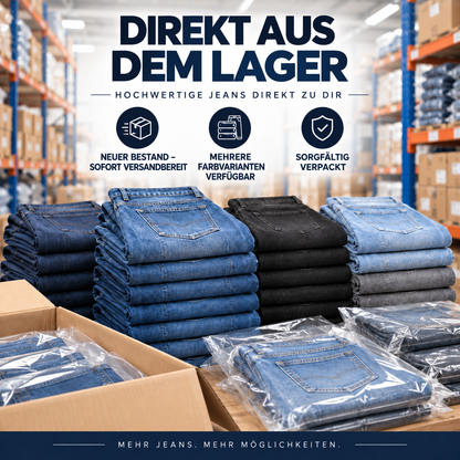 Klassische Jeans im 5-Farben-Set – Komfort für jeden Tag