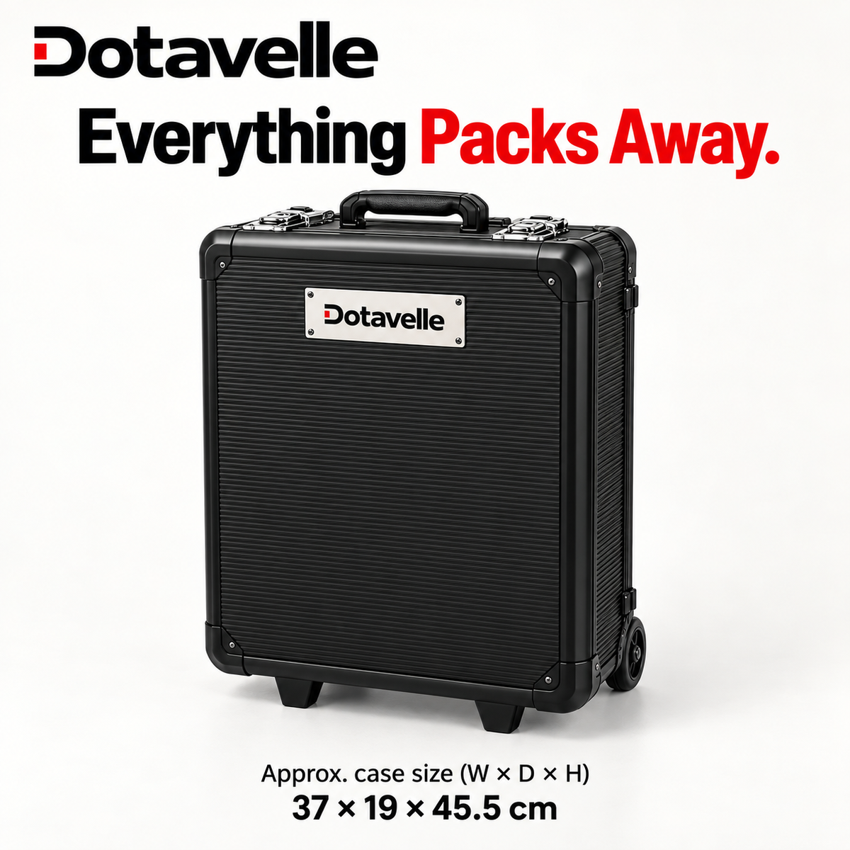 Dotavelle 899-Piece Tool & Accessory Set with Rolling Storage Case