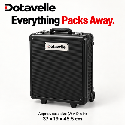 Dotavelle 899-Piece Tool & Accessory Set with Rolling Storage Case
