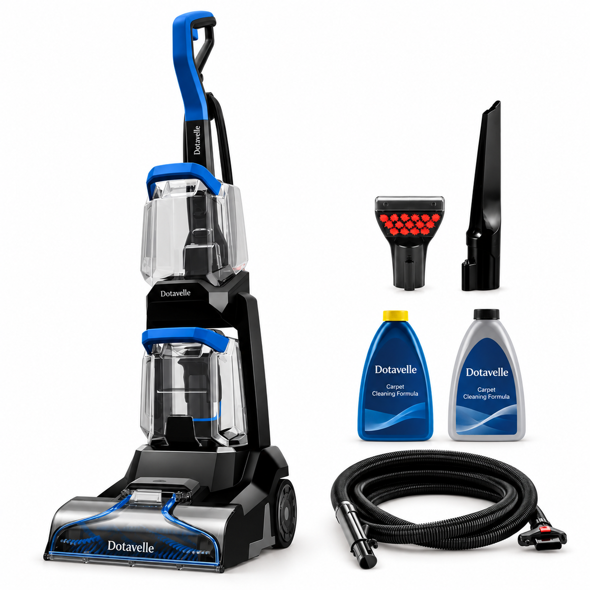 Dotavelle Upright Carpet & Upholstery Cleaner with Pet Cleaning Tools