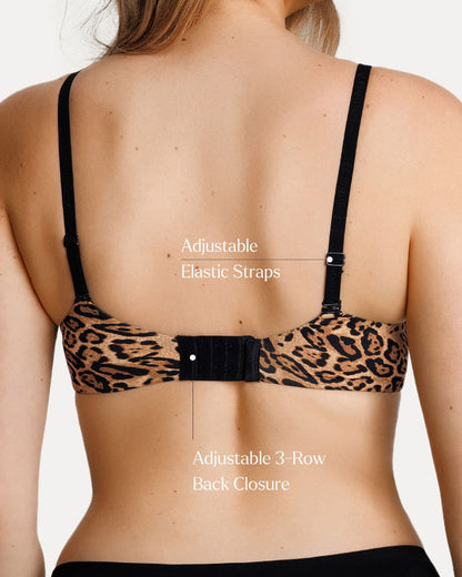 Seam-Free Push-Up T-Shirt Bra