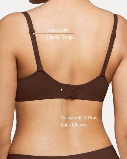 Seam-Free Push-Up T-Shirt Bra