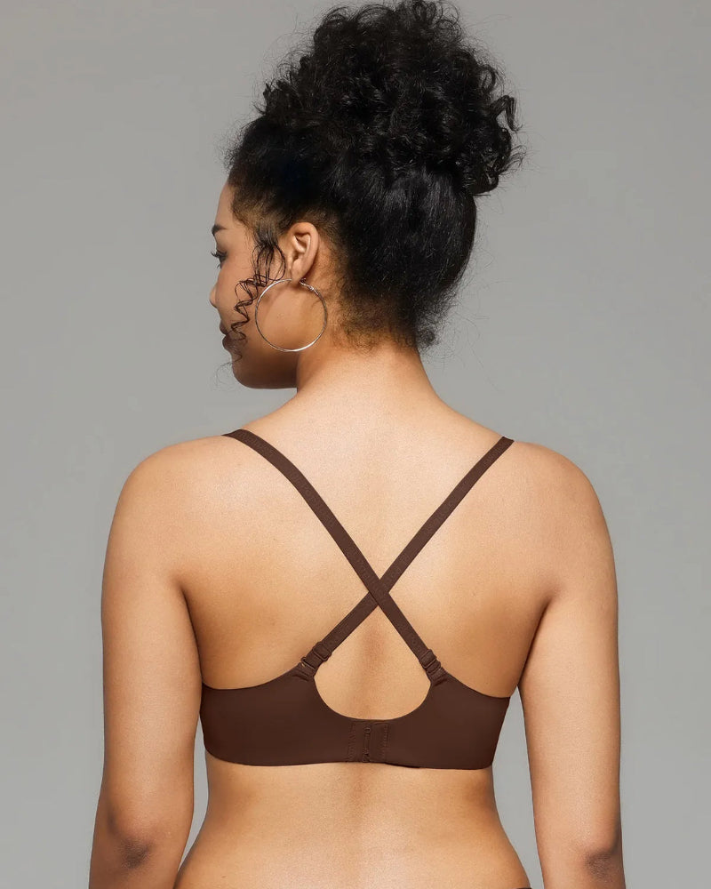 Seam-Free Push-Up T-Shirt Bra