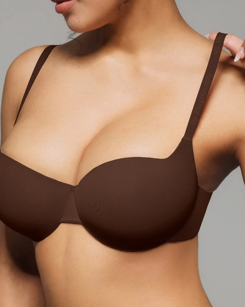 Seam-Free Push-Up T-Shirt Bra