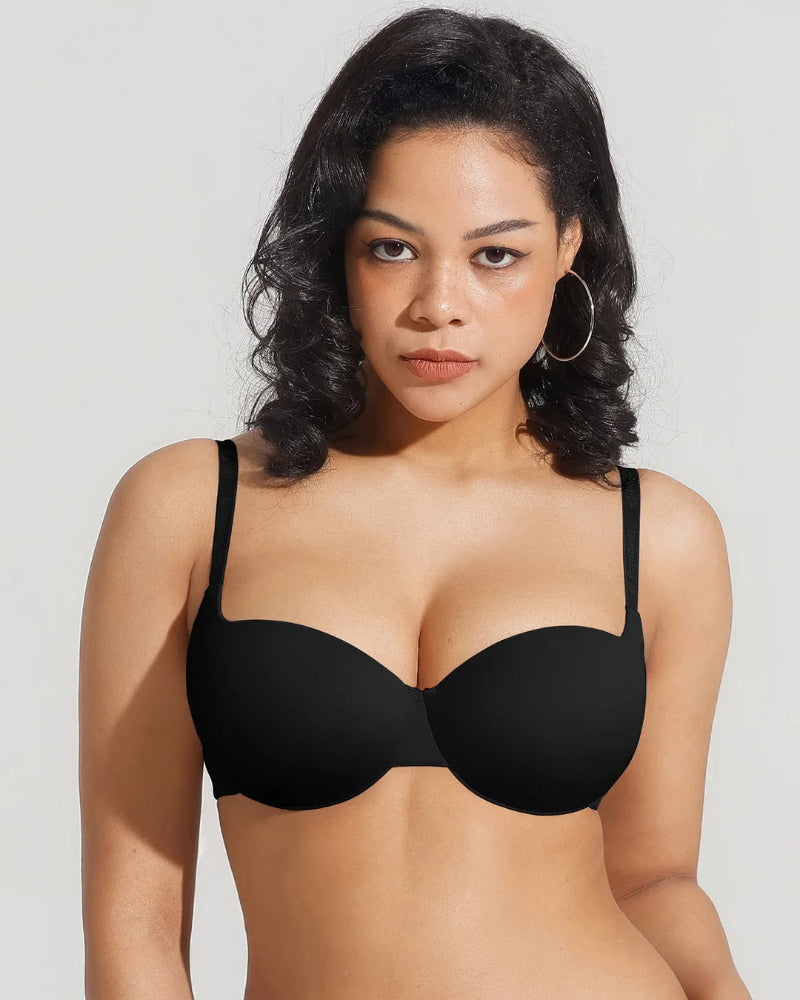 Seam-Free Push-Up T-Shirt Bra