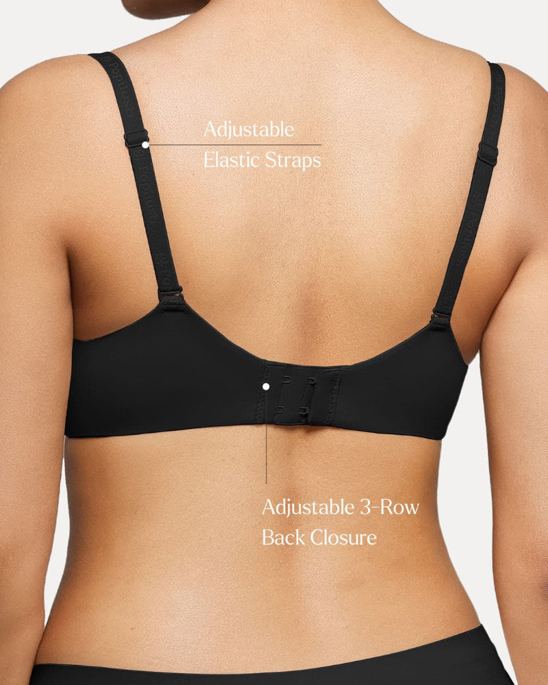 Seam-Free Push-Up T-Shirt Bra