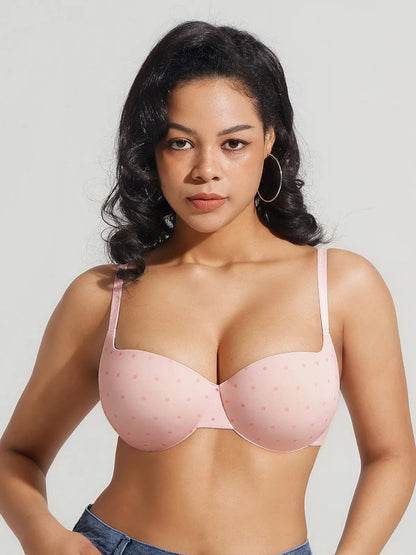 Seam-Free Push-Up T-Shirt Bra