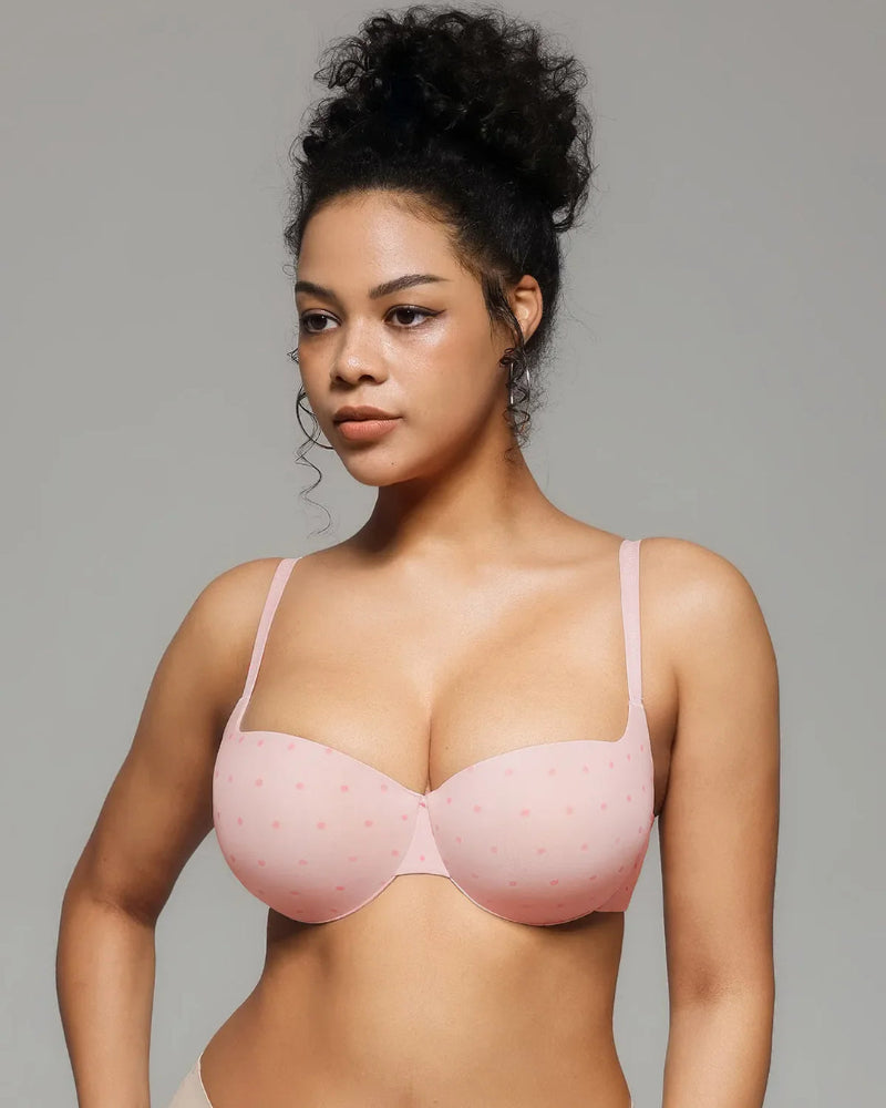 Seam-Free Push-Up T-Shirt Bra