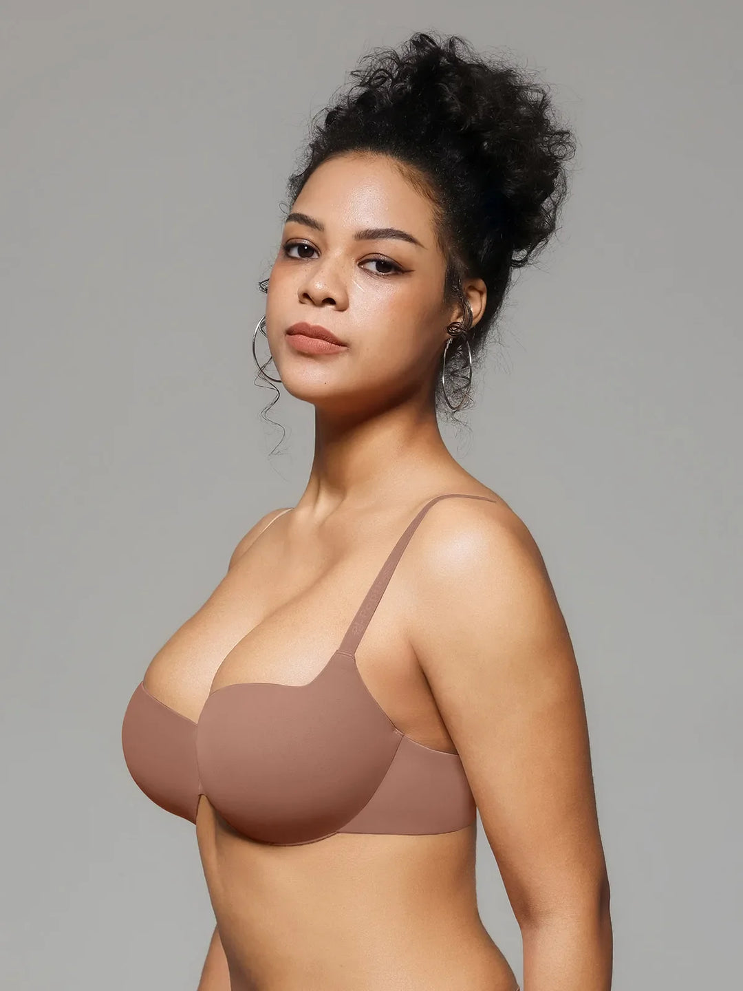 Seam-Free Push-Up T-Shirt Bra