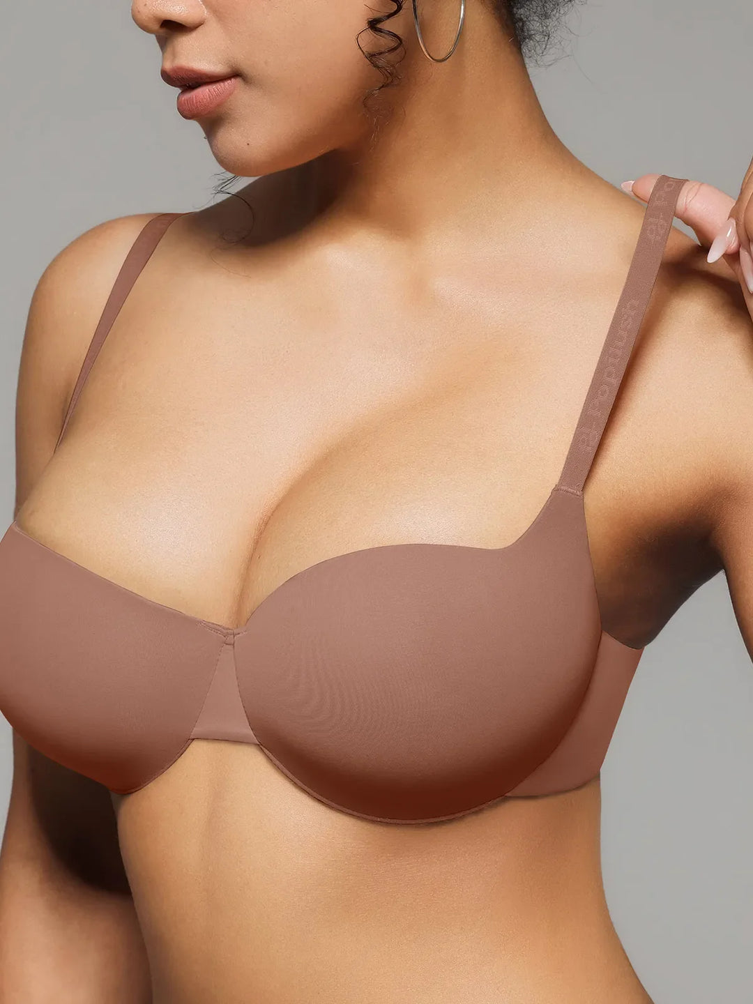 Seam-Free Push-Up T-Shirt Bra