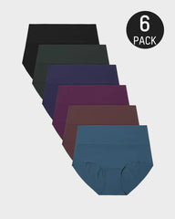 High-Waist Seamless No-Show Briefs