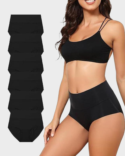 High-Waist Seamless No-Show Briefs