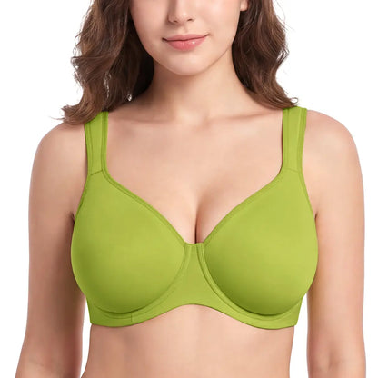 Full Coverage, Seamless Underwire Slimming Support