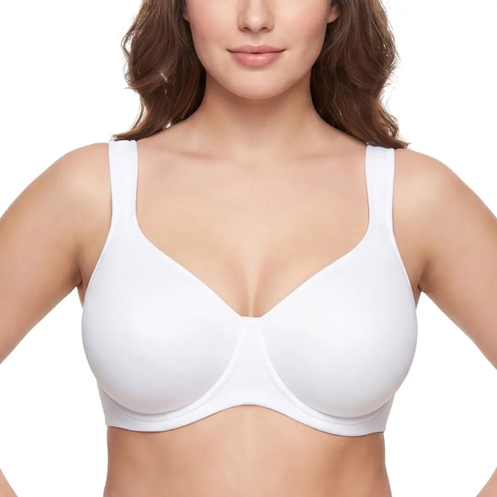 Full Coverage, Seamless Underwire Slimming Support