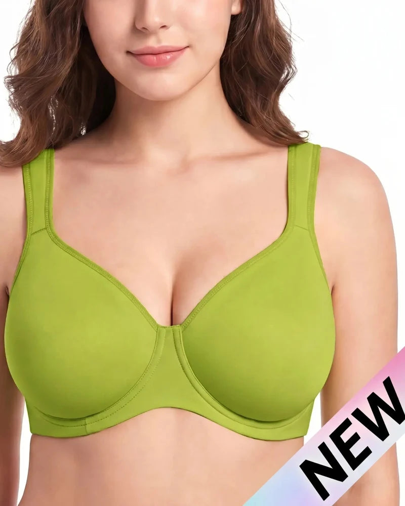 Full Coverage, Seamless Underwire Slimming Support