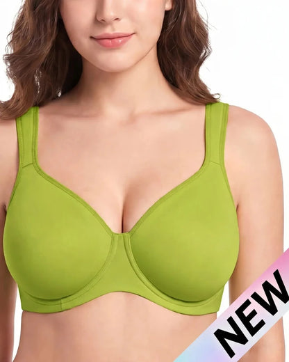 Full Coverage, Seamless Underwire Slimming Support