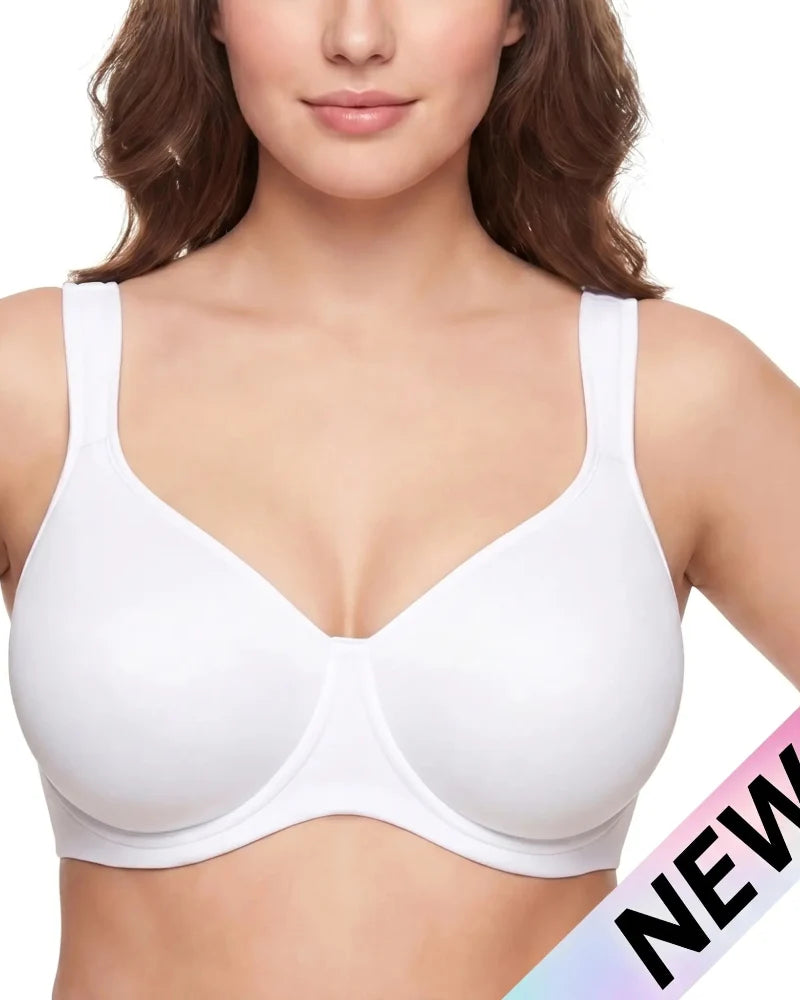 Full Coverage, Seamless Underwire Slimming Support