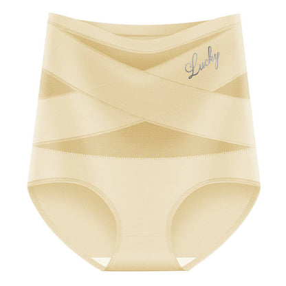 ✨Plus-Size High-Waist Cross Tummy Control Panties