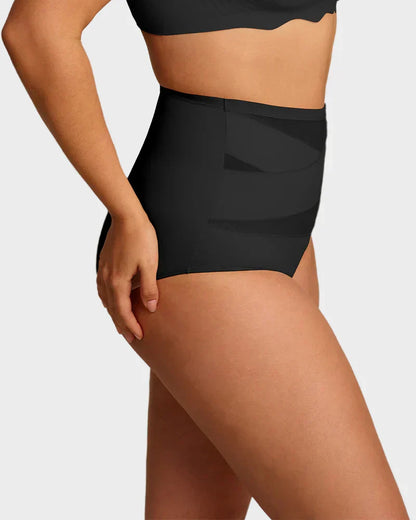 ✨Plus-Size High-Waist Cross Tummy Control Panties