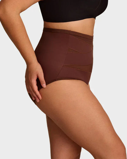 ✨Plus-Size High-Waist Cross Tummy Control Panties
