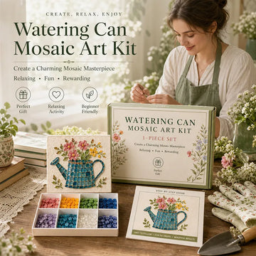 🌻🏡 Cottage Garden Mosaic DIY Kit – Create Your Own Masterpiece