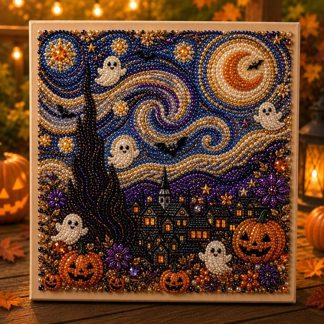 🎃Halloween Theme Pearl Art DIY Kit 👻