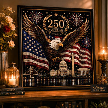 🦅🇺🇸 America 250th Anniversary Pearl Art Kit | DIY Patriotic Keepsake 1776-2026