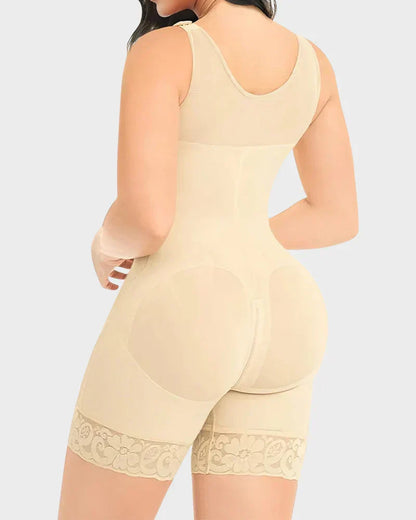 ⏰🔥LIMITED TIME 50% OFF! 👗 High-Compression Body Shaper – Double-Layer Tummy Control & Butt-Lift, Soft Mesh, Wide Straps & 3-Row Hooks for Smooth, Confident Daily Shape ✨💖
