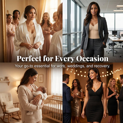 🥰 Women's Shapewear: Tummy-Control Bodysuit. Features a zippered design, comfortable and ultra-stretchy fabric for an adjustable fit, and breathable mesh panels for all-day comfort.