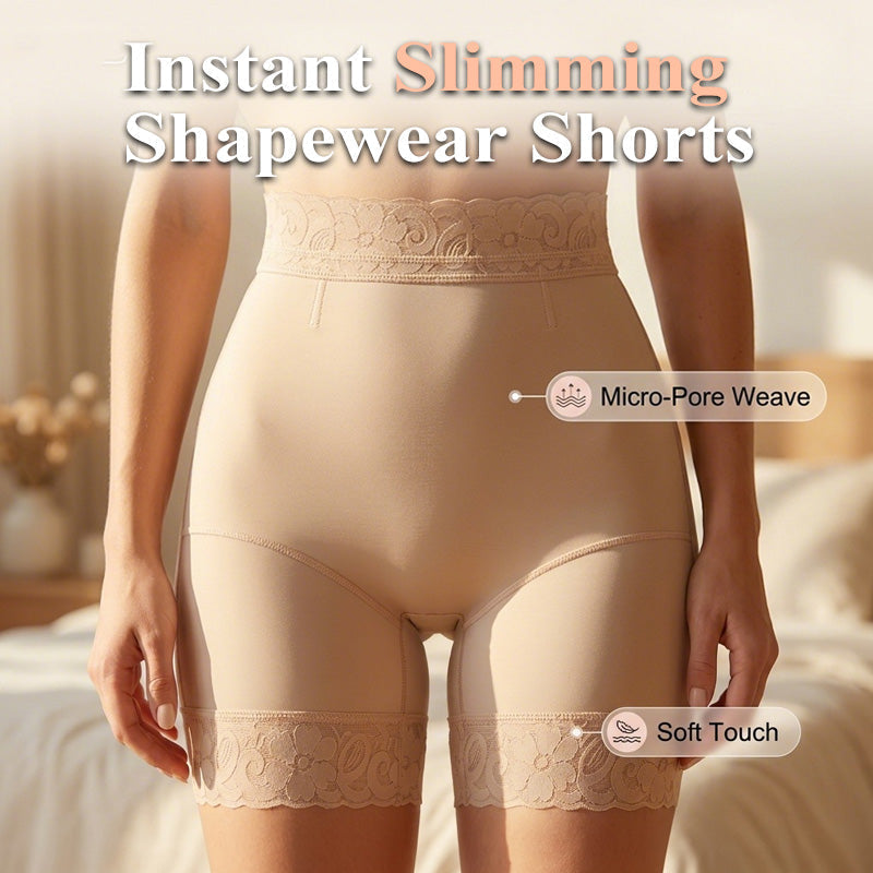 Snatched Curves In Seconds - High-Waist Tummy Control Shapewear Shorts
