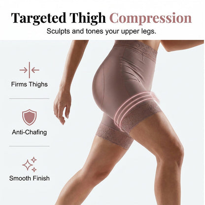Snatched Curves In Seconds - High-Waist Tummy Control Shapewear Shorts