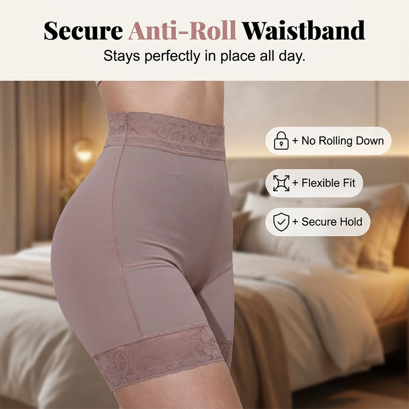 Snatched Curves In Seconds - High-Waist Tummy Control Shapewear Shorts
