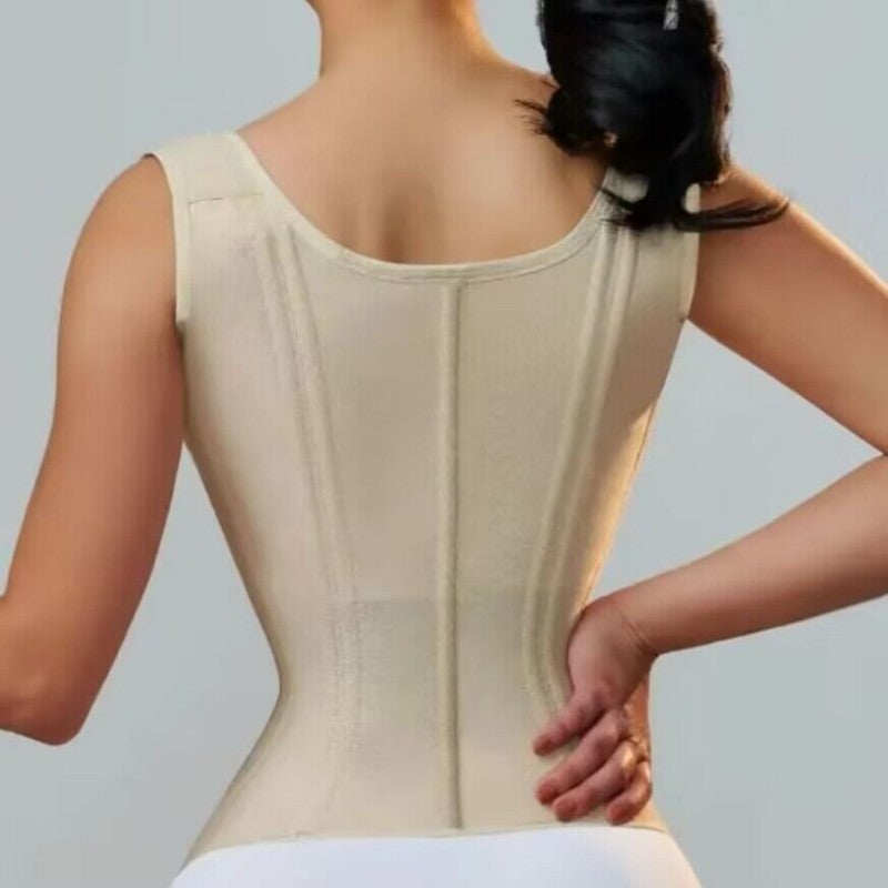 Women's Waist Cincher Tank Top – Firm Tummy Control & U-Shape Push-Up – Postpartum & Daily Sculpt 🌸